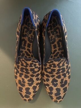 Rothy's Leopard Print Almond Loafer